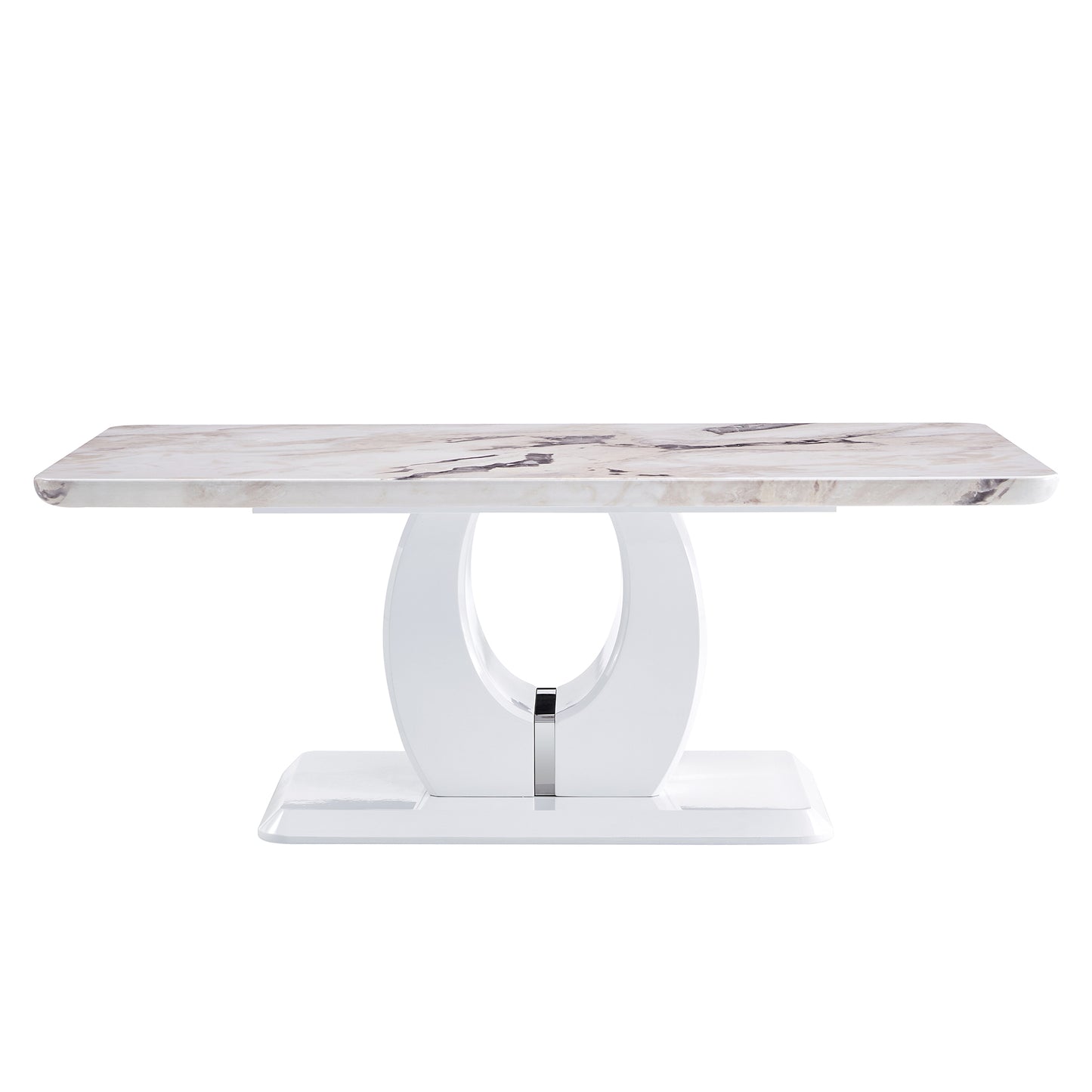 Chic Marble-Style Multi-Use Table