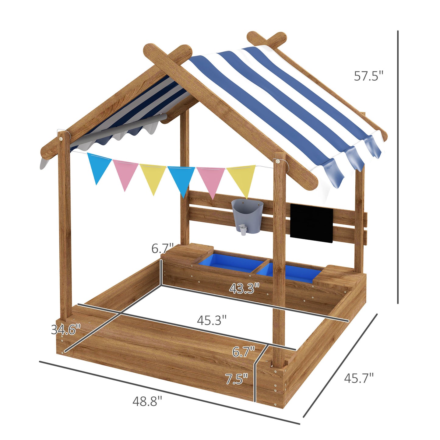 Cozy Canopy Sandbox for Kids