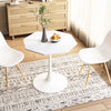 Chic Octagonal Coffee Table - Stylish White & Metal Design