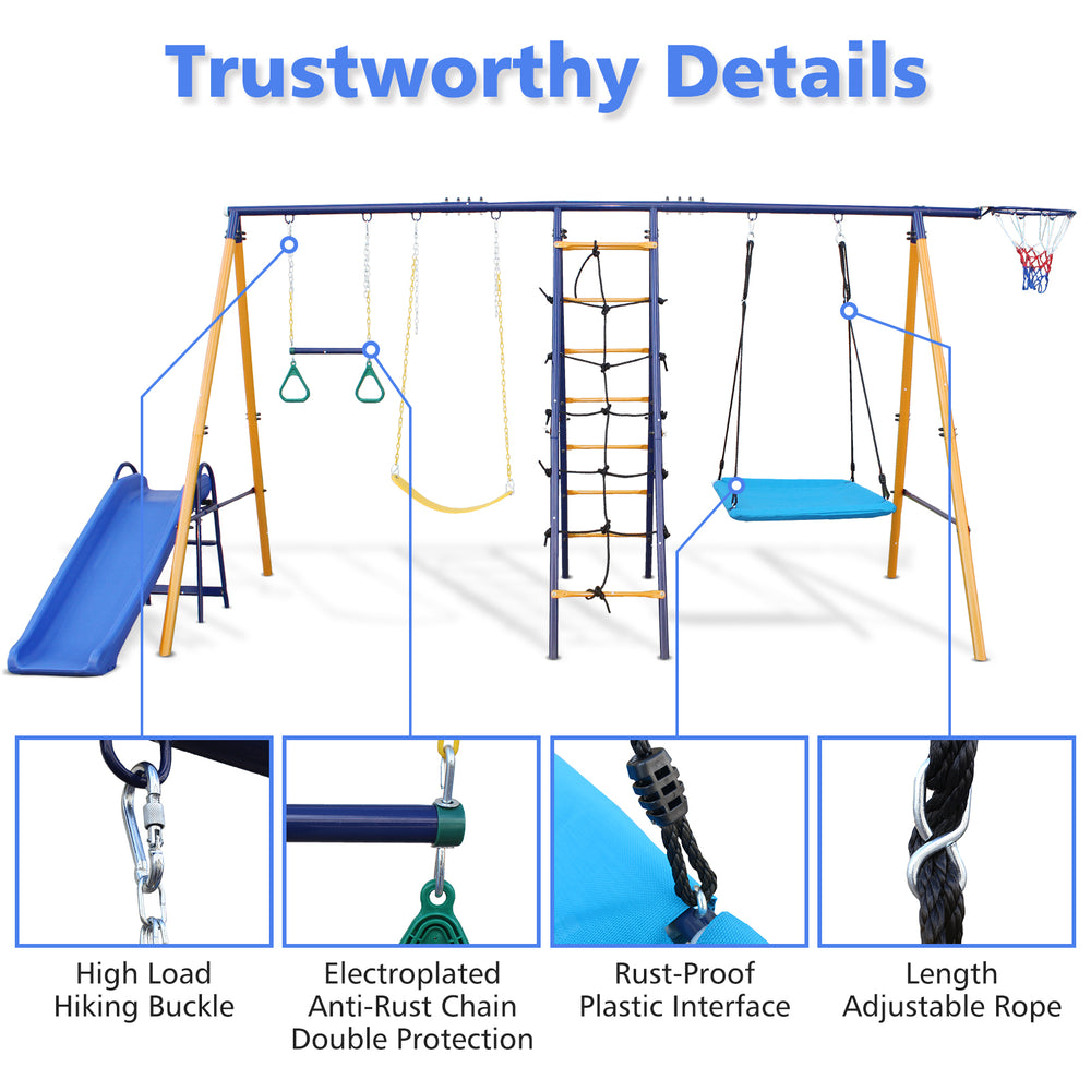 Ultimate Backyard Adventure Swing Set