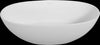 Luxury Soaking Stone Bathtub - Elegant Matte White Design