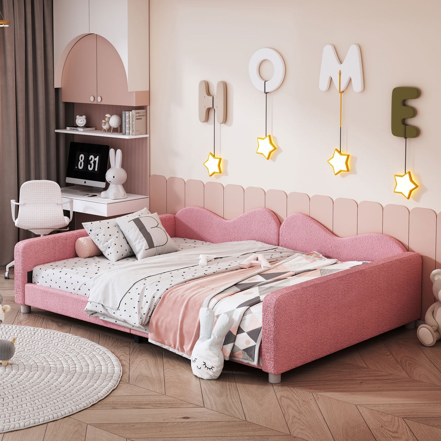 Cozy Pink Cloud Daybed