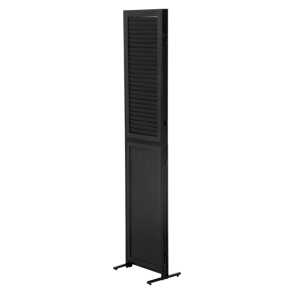 Chic Black Folding Room Divider