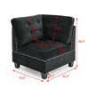 Velvet U-Shaped Modular Sofa Set