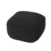 Cozy Knitted Cotton Pouf Cube