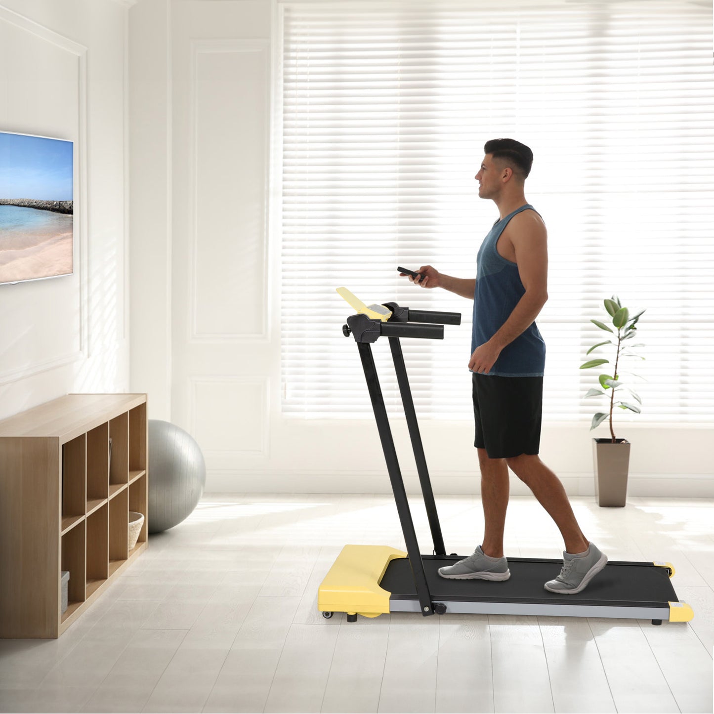 Home Treadmill with LED Lights