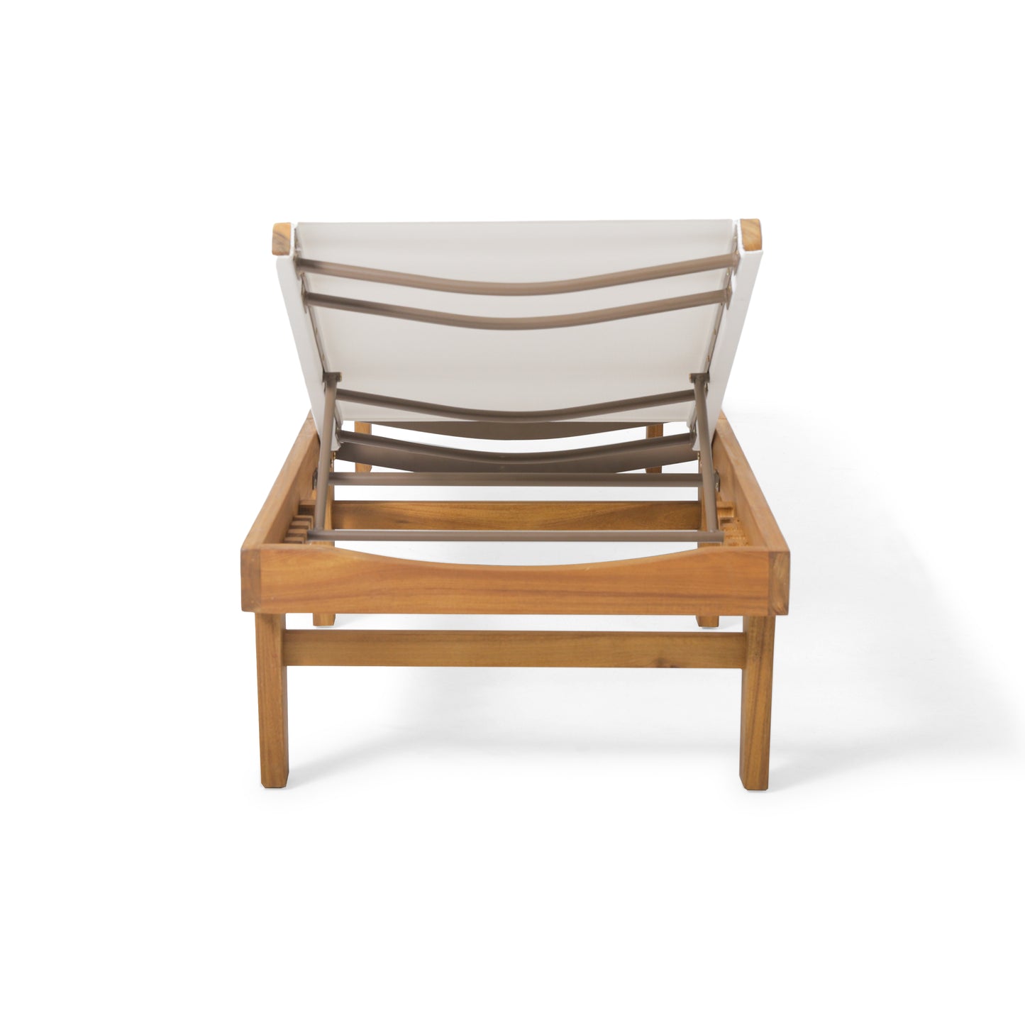 Sunshine Chaise Lounge - White Mesh Bliss