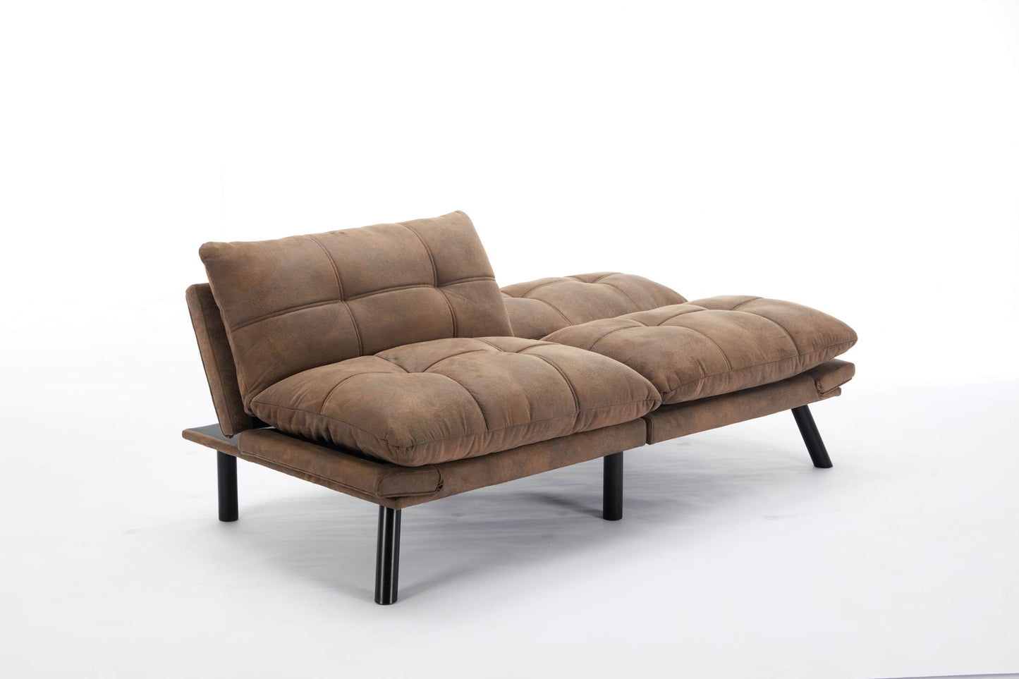 Cozy Brown Convertible Sofa Bed