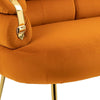 Chic Mini Loveseat in Orange