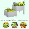 Elevated Self-Watering Garden Planter Set