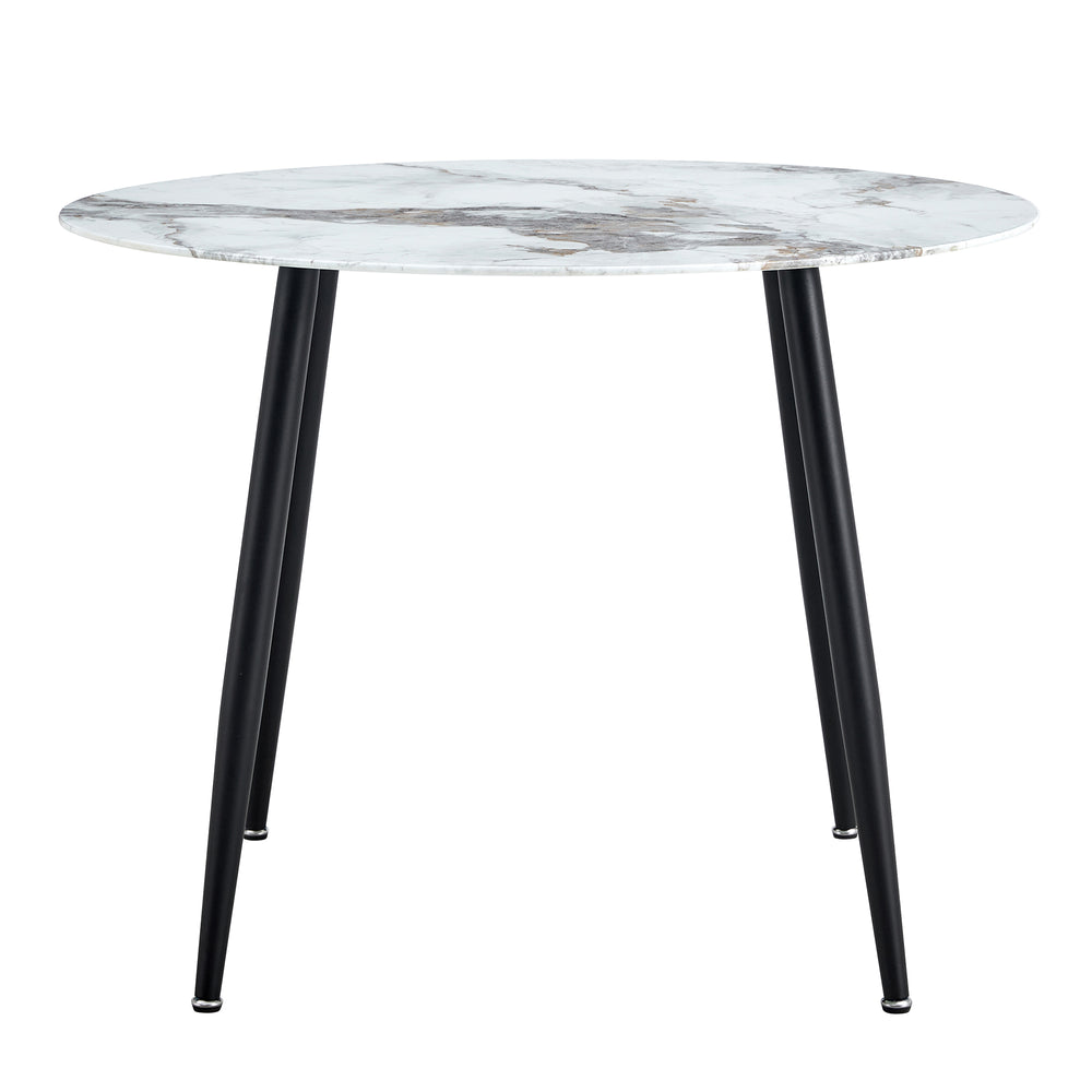 Marble Chic Round Dining Table