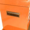 Orange Tool Chest with Detachable Drawers and Adjustable Shelf