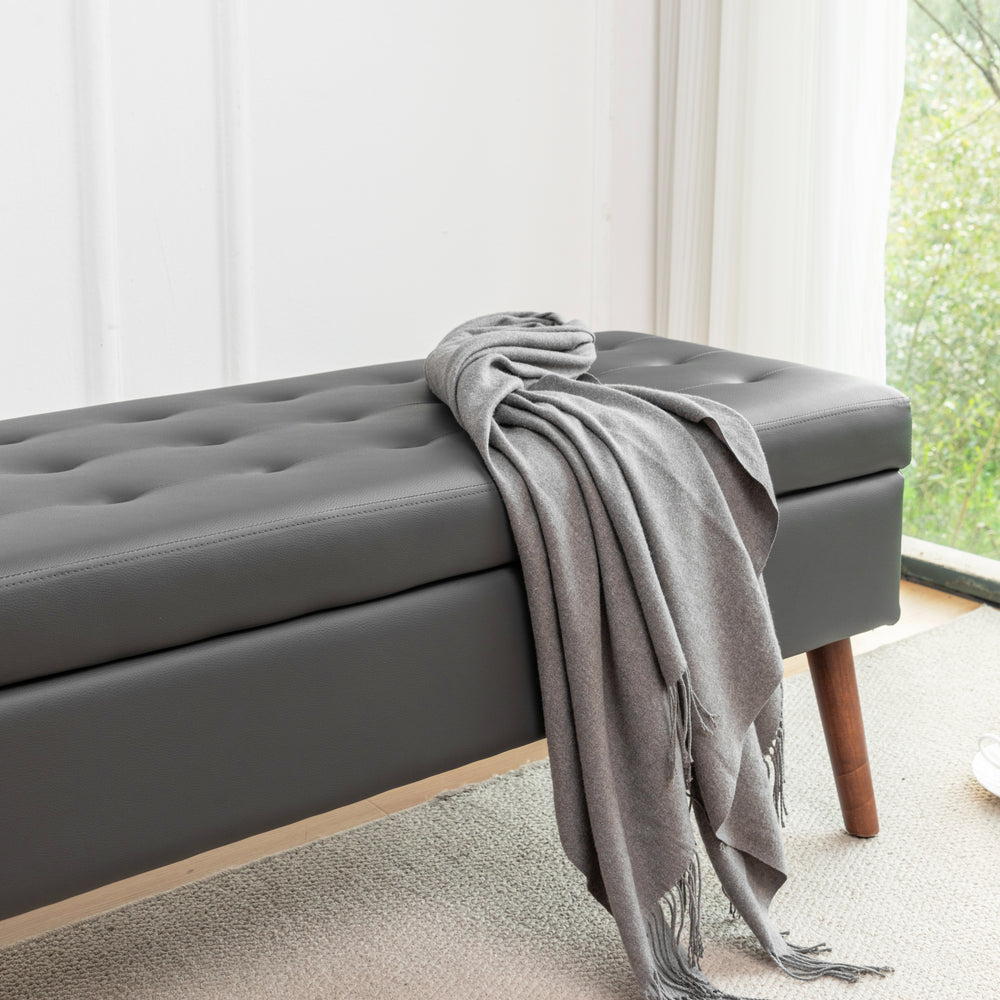 Cozy Storage Ottoman Bench