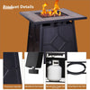 Cozy Outdoor Propane Fire Table with Weather Cover