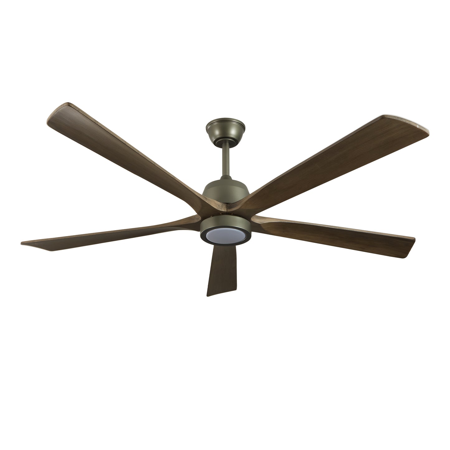 Sleek Wood Ceiling Fan with Light & Remote Control