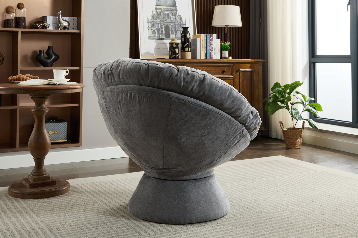 Cozy Swivel Barrel Chair