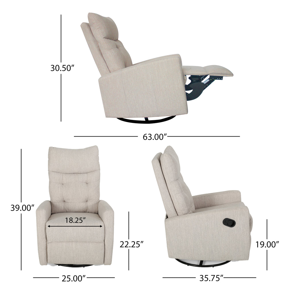 Cozy Glider Recliner Chair