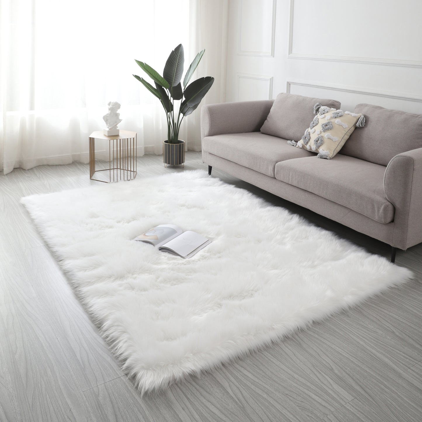 Snuggle Soft Faux Fur Rug