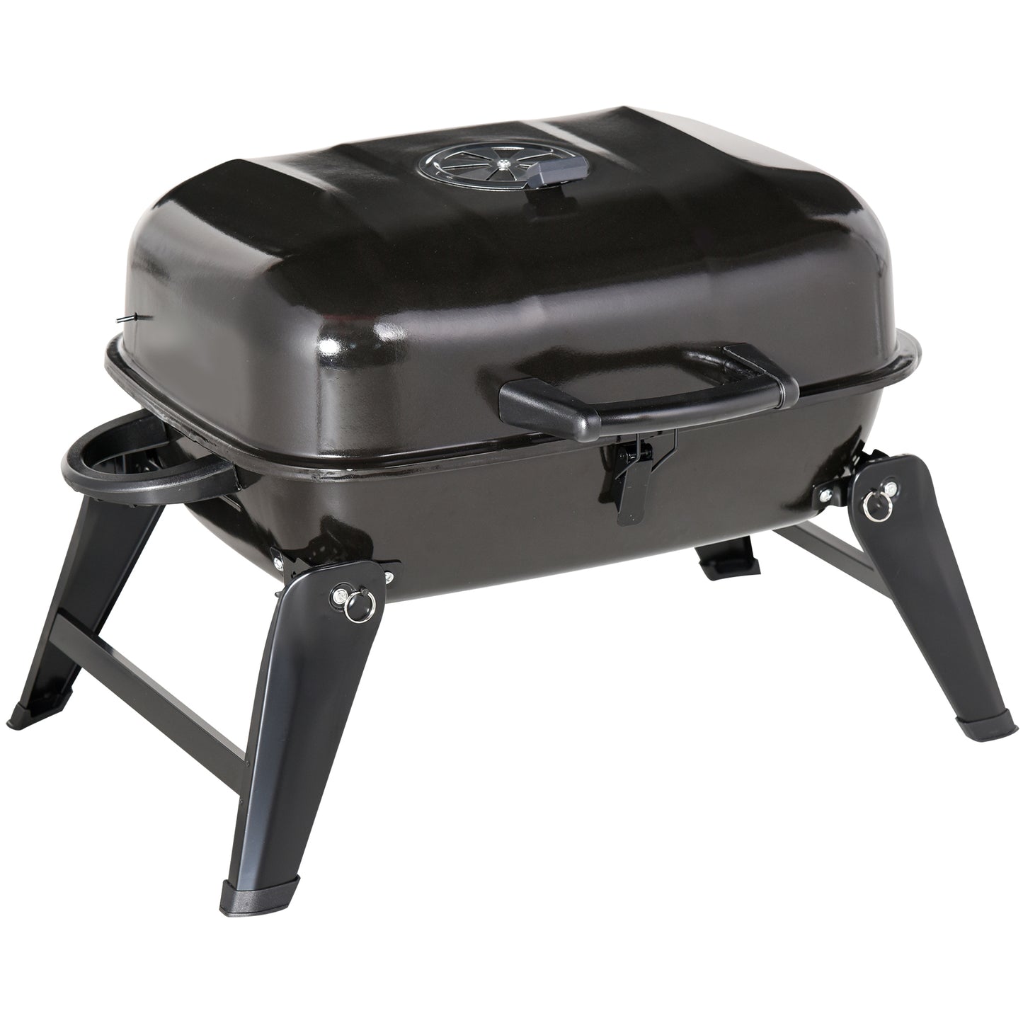 Outsunny Compact Charcoal BBQ Grill