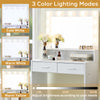 Glam Light-Up Vanity Desk with Storage