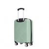 Olive Green Travel Set: Stylish Suitcase & Makeup Box Combo