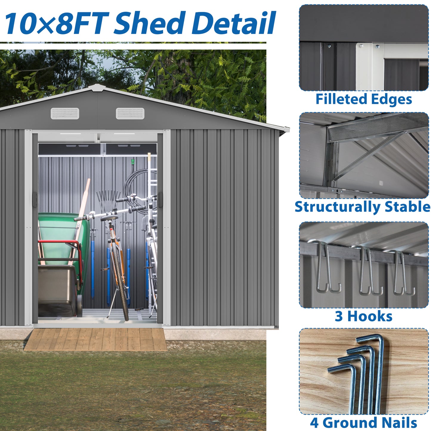 Ultimate Outdoor Tool Shed: Secure, Weatherproof & Stylish