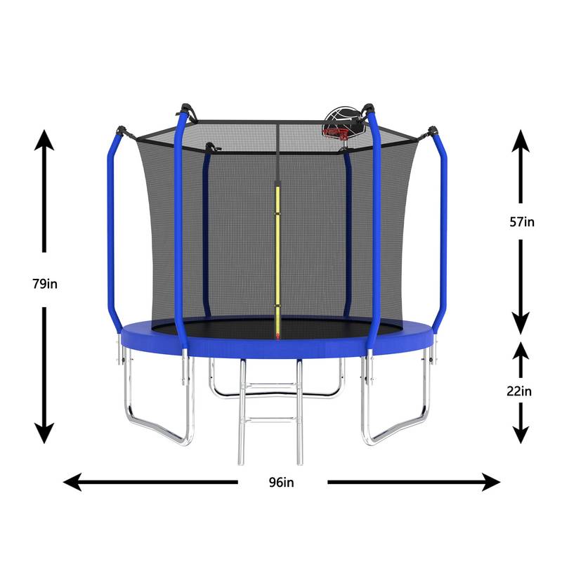 Bounce & Shoot Trampoline with Safety Net