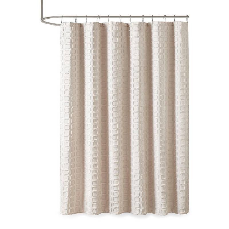 Chic Woven Shower Curtain