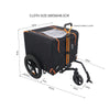 Pet Paws Jogger: Foldable Stroller & Bike Trailer for Small Pets