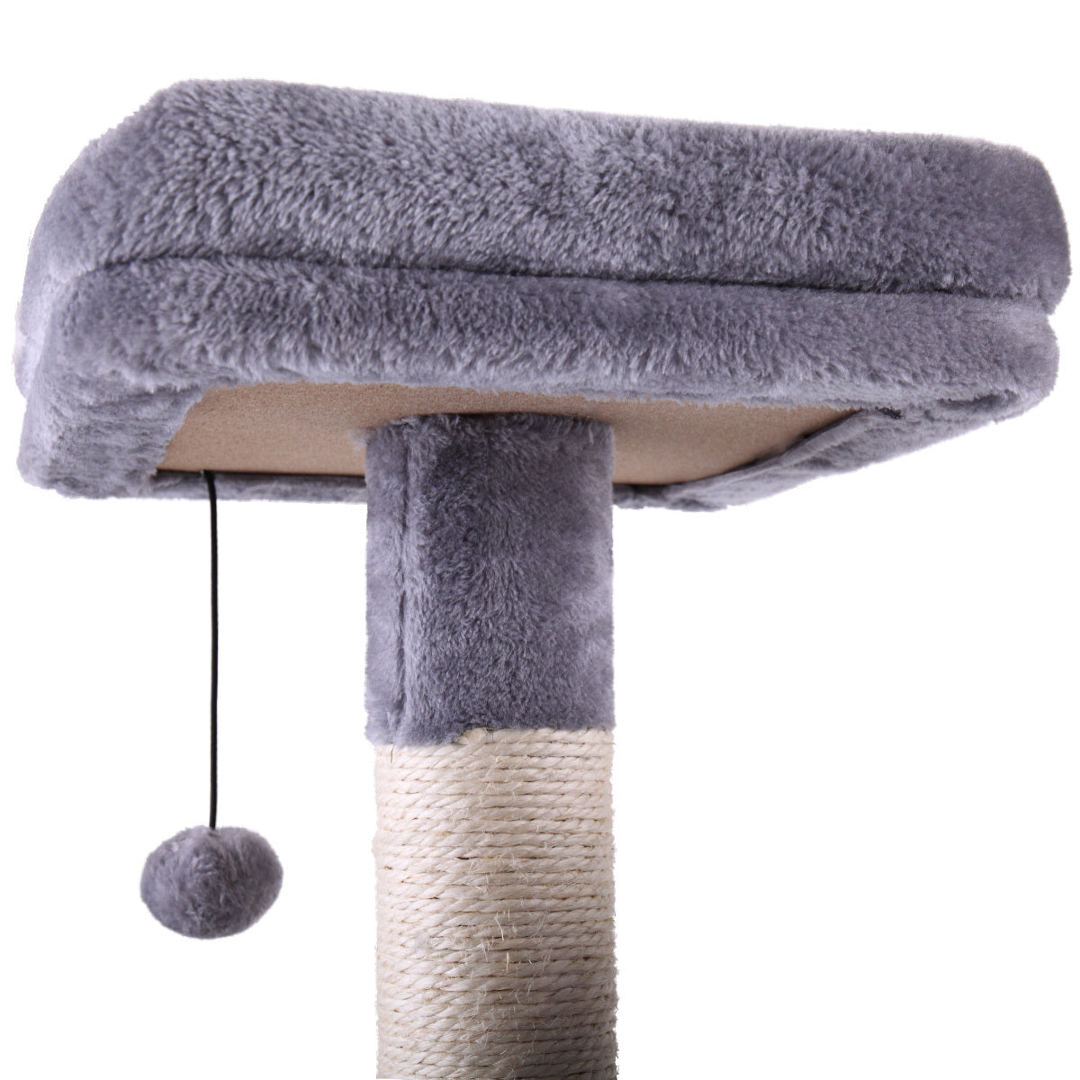 Cozy Cat Tower with Hammock & Scratching Posts