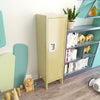 Chic Retro Metal Locker - Yellow Storage Solution