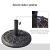 Charming Rose Umbrella Base - Stylish, Easy Setup Stand for Your Outdoor Space