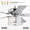 Dreamy LED Ceiling Fan with Remote – Rustic Charm Meets Modern Style!