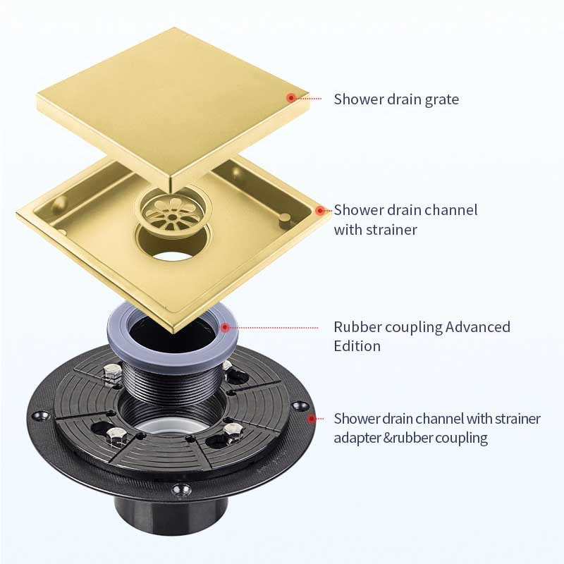 Square Shower Drain Catcher