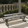 Stylish Outdoor Dining Benches Set