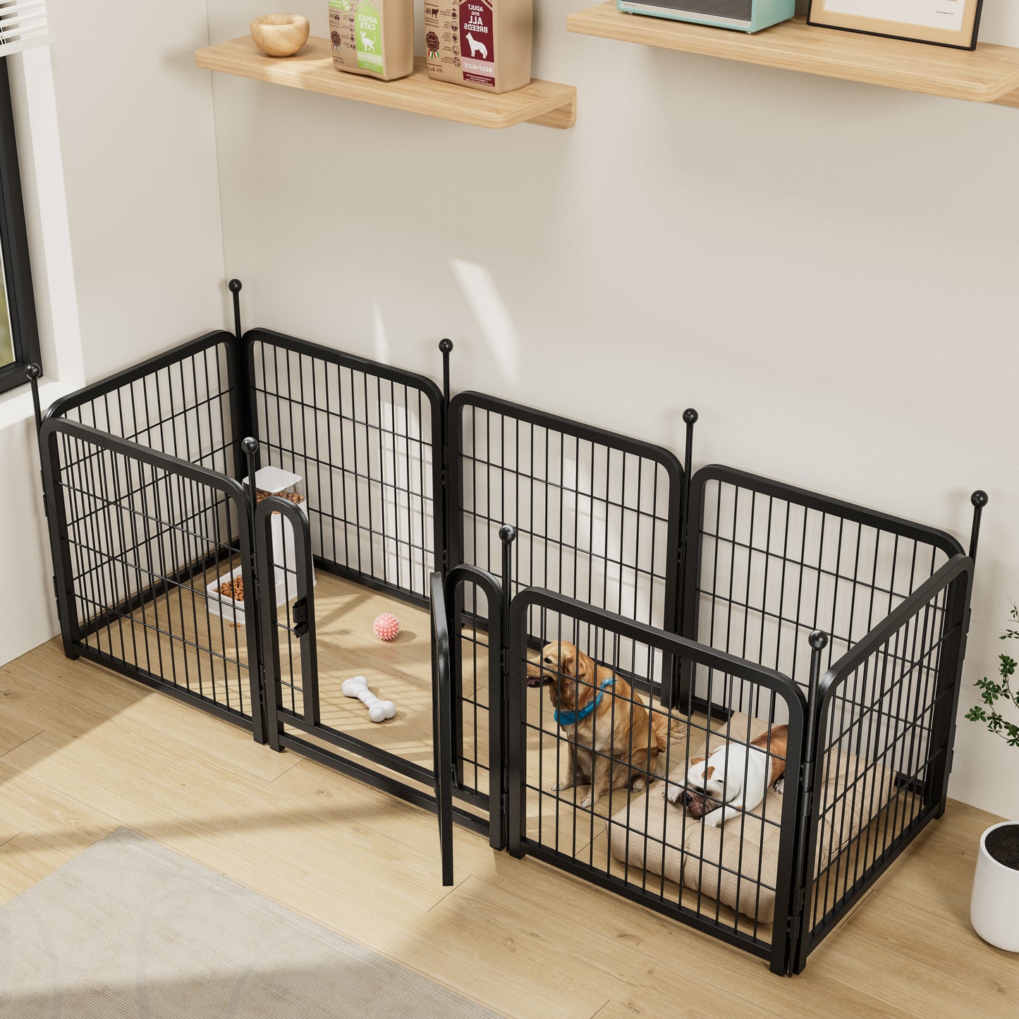 Ultimate Dog Playpen - Versatile & Foldable Pet Fence for All Sizes!