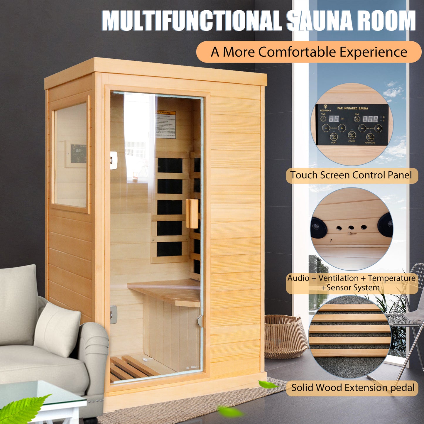 Cozy Infrared Sauna Retreat