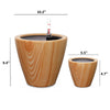 WaterWise Wooden Planter Set