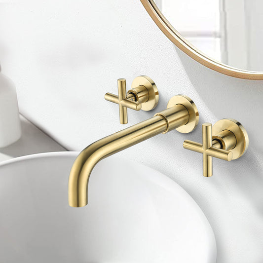 Stylish Wall-Mounted Sink Faucet