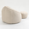 Cozy Foam Bean Bag Sofa with Footrest