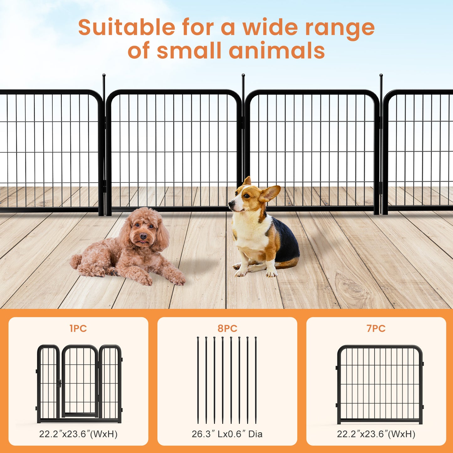 Adventure Pet Playpen - The Perfect Outdoor Space for Small Dogs and Animals