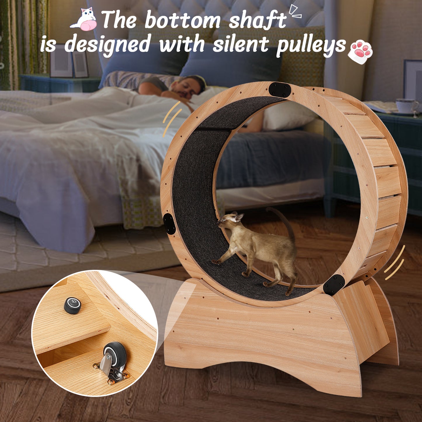 Kitty Fitness Wheel: Fun Treadmill for Active Cats!