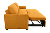 Stylish 3-in-1 Sleeper Sofa Bed - Cozy Convertible Loveseat in Yellow