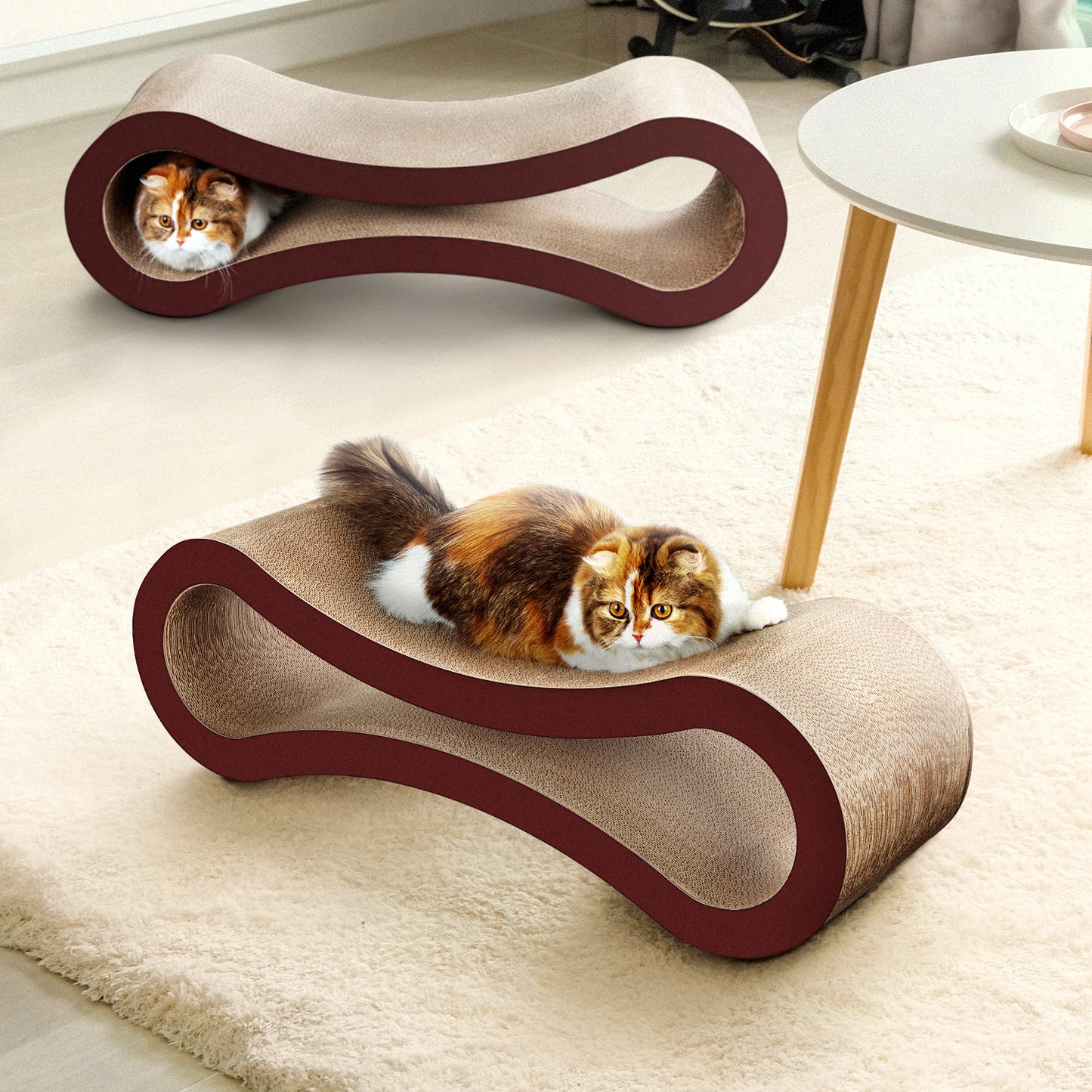 Dreamy Curves Cat Scratcher Bed