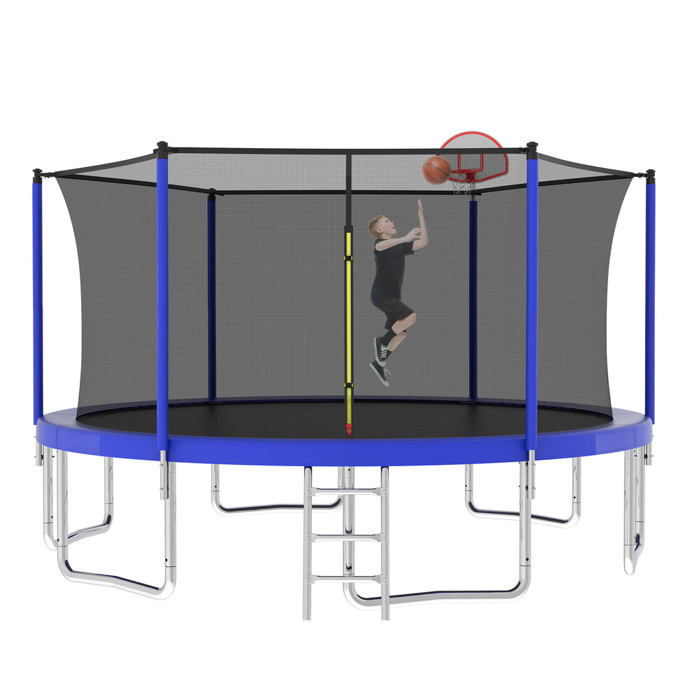 Kids' Adventure Trampoline with Safety Net