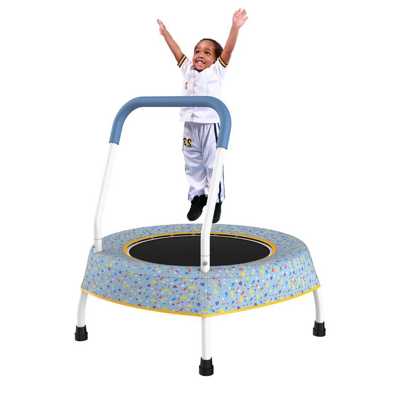 Bouncy Fun Toddler Trampoline with Safety Handle
