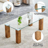 Elegant Glass Coffee Table - Chic & Durable Design