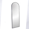 Sleek Black Arch Full-Length Mirror