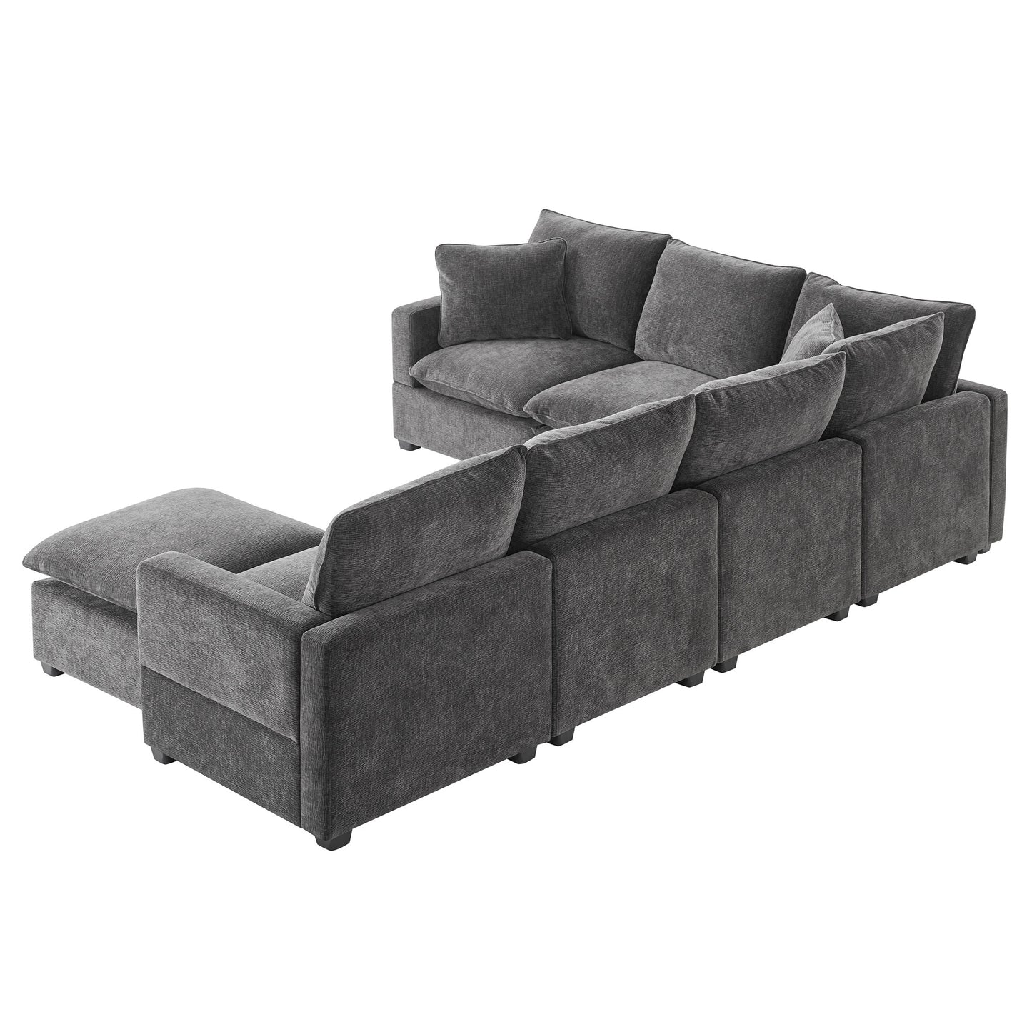 Chic Modular U-Shaped Sofa Set