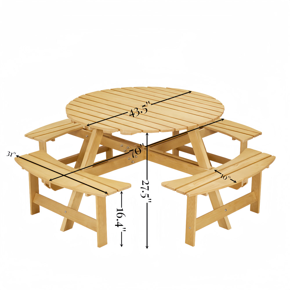 Gather 'Round Picnic Table Set